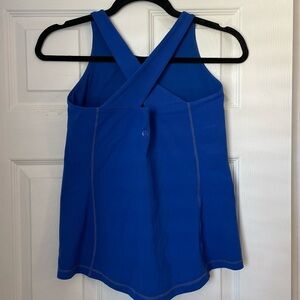 Lululemon Blue Cross-Back Tank